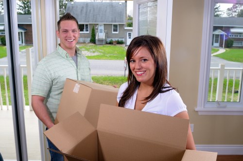 Man and van service helping with a home move in Hackney