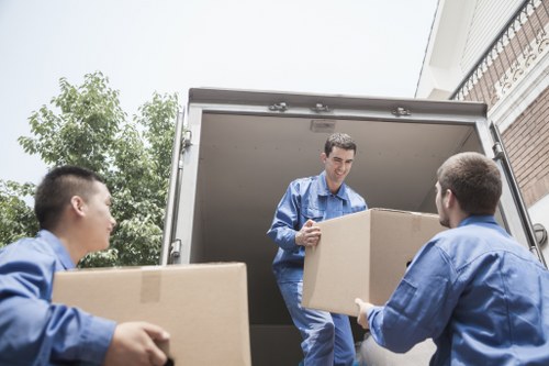 Moving truck service for local removals in Hackney streets