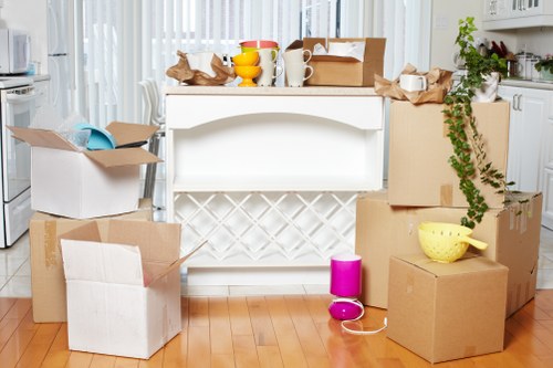 Organised packing supplies for a flat or house move in Hackney