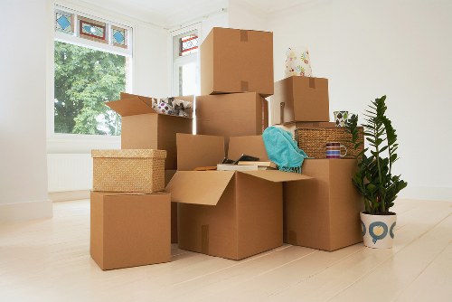 Checklist and preparation scene for removal services in Hackney