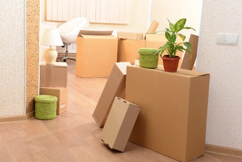 Careful removal of bulky household furniture from a Hackney property